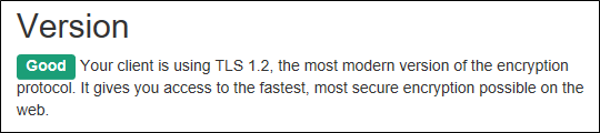 TLS Version 1.2